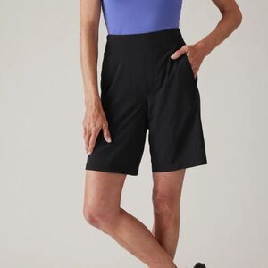 Athleta Brooklyn Bermuda black high waisted shorts